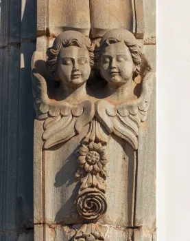 Sanctuary of Bom Jesus de Matosinhos, detail of the main portal