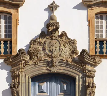 Sanctuary of Bom Jesus de Matosinhos, overdoor of the main portal