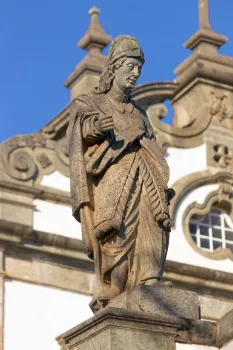 Sanctuary of Bom Jesus de Matosinhos, statue of the prophet Amos