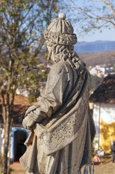Sanctuary of Bom Jesus de Matosinhos, statue of the prophet Baruch