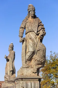 Sanctuary of Bom Jesus de Matosinhos, statue of the prophet Daniel