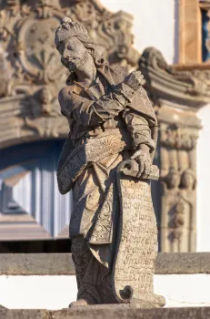 Sanctuary of Bom Jesus de Matosinhos, statue of the prophet Ezekiel