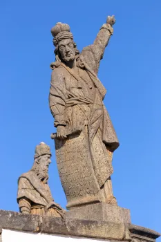 Sanctuary of Bom Jesus de Matosinhos, statue of the prophet Habakkuk