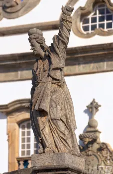Sanctuary of Bom Jesus de Matosinhos, statue of the prophet Habakkuk