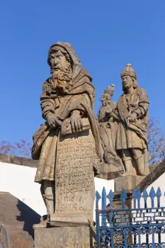 Sanctuary of Bom Jesus de Matosinhos, statue of the prophet Isaiah