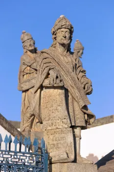 Sanctuary of Bom Jesus de Matosinhos, statue of the prophet Jeremiah