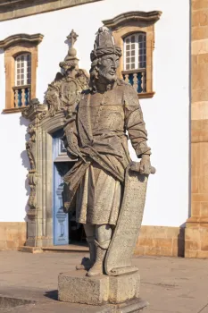 Sanctuary of Bom Jesus de Matosinhos, statue of the prophet Joel