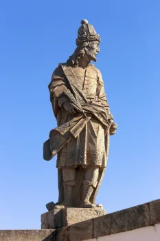 Sanctuary of Bom Jesus de Matosinhos, statue of the prophet Joel