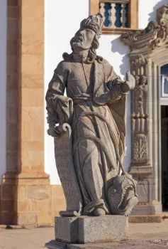 Sanctuary of Bom Jesus de Matosinhos, statue of the prophet Jonas