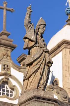Sanctuary of Bom Jesus de Matosinhos, statue of the prophet Obadiah