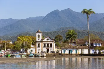 View of Santa Rita Square seen from Paraty Quay