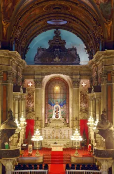 Candelaria Church, apse, altar
