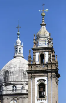 Candelaria Church, spire and dome