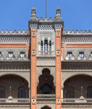 Palace of Manguinhos (Moorish Pavilion), facade detail