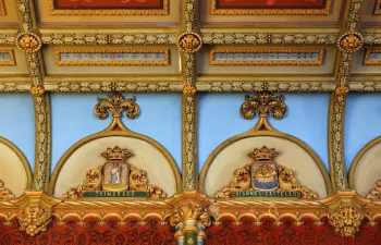Royal Portuguese Cabinet of Reading, Great Hall (Coat of Arms Hall), detail