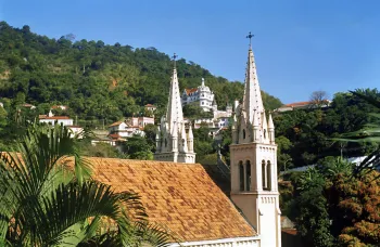 Archdiocesan Shrine of Saint Teresa of Jesus, roof and spires (northeast elevation)