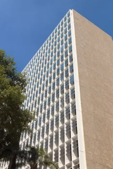 Gustavo Capanema Palace, northern facade with brise-soleils