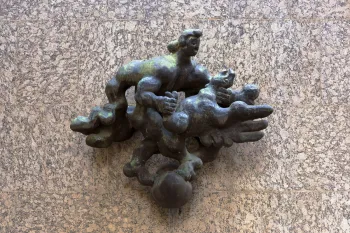 Gustavo Capanema Palace, sculpture “Prometheus Strangling the Vulture”