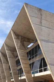 Museum of Modern Art of Rio de Janeiro, facade detail