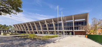 Museum of Modern Art of Rio de Janeiro, northwest elevation