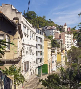 Row of houses on Francisco Muratóri Street