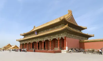 Forbidden City, Hall of Preserving Harmony, southeast elevation