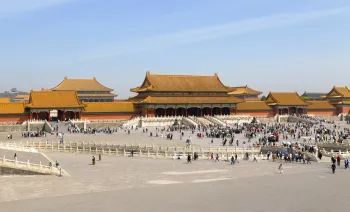 Forbidden City, courtyard of the Gate of Supreme Harmony