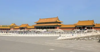 Forbidden City, courtyard of the Gate of Supreme Harmony