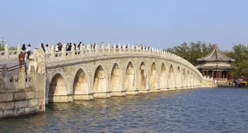 New Summer Palace, Seventeen Arches Bridge, west elevation