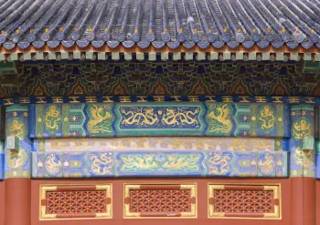 Temple of Heaven, Hall of Prayer for Good Harvests, facade and roof detail