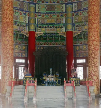Temple of Heaven, Hall of Prayer for Good Harvests, interior