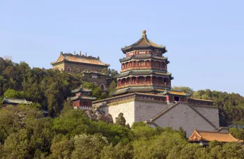 New Summer Palace, Longevity Hill with Pavilion of Buddhist Incense and Sea of Wisdom