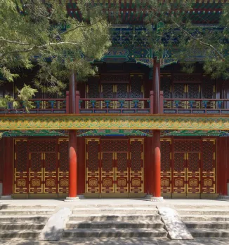 New Summer Palace, Treasure Blossom Tower, detail of the west facade