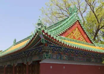 New Summer Palace, Treasure Blossom Tower, roof detail