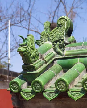 Temple of Heaven, ridge beasts on the outer walls