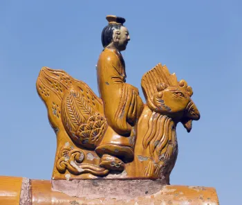 New Summer Palace, Four Great Regions Complex, ridge beast “Immortal Riding a Phoenix” on the South Continent Pavilion