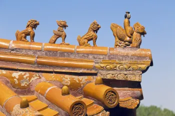 New Summer Palace, Four Great Regions Complex, ridge beasts of the Southern Continent Pavilion