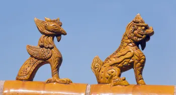 New Summer Palace, Four Great Regions Complex, ridge beasts of the Southern Continent Pavilion