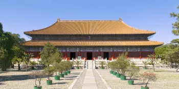 Ming Changling Mausoleum, Hall of Blessing and Grace (Ling'en Hall), south elevation