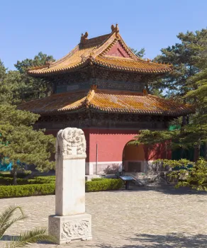 Ming Changling Mausoleum, Stele Pavilion, northwest elevation