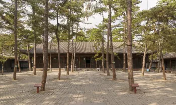 Chengde Mountain Resort, Hall of Frugality and Placidity (Danbo Jingcheng Hall), south elevation