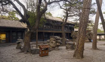 Chengde Mountain Resort, Hall of Refreshing Mist (Yanbo Zhishuang Hall), southwest elevation