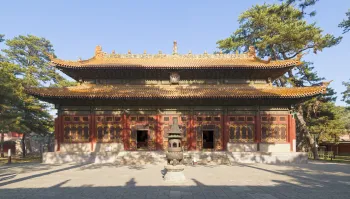 Pule Temple, Zongyin Hall, west elevation