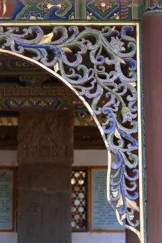 Grand Mosque of Datong, fretwork of the stele gallery