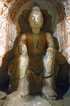 Yungang Grottoes, statue of cave 6