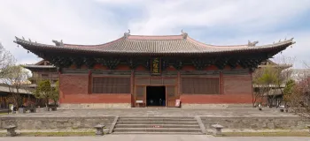 Shanhua Temple, Hall of Three Sages (Sansheng Hall), south elevation