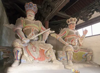Shanhua Temple, Heavenly Kings Hall, statues