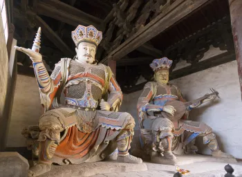 Shanhua Temple, Heavenly Kings Hall, statues