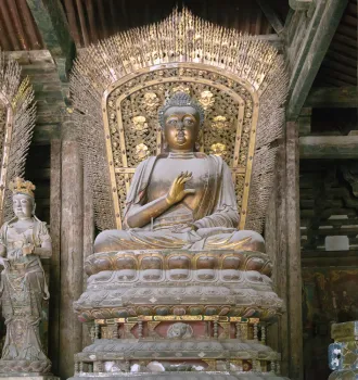 Shanhua Temple, Precious Hall of the Great Hero, Bodhisattva statue