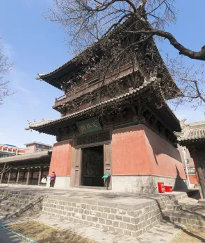Shanhua Temple, Wenshu Pavilion, southwest elevation